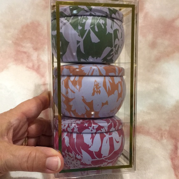 Susan Jacobs New York Scented Candle Tins Three Pack Gift Set NWT 3x 8 oz - Picture 8 of 12